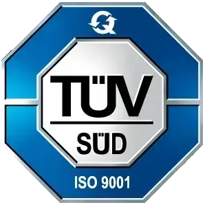 TÜV SÜD ISO 9001 zertifiziert Logo