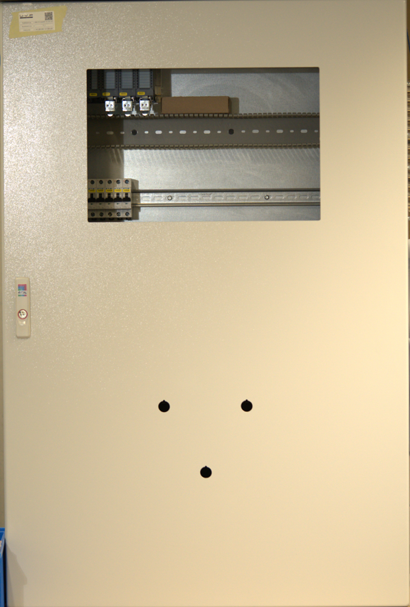 CNC-gefr&auml;stes Schaltschrank-Panel Beispiel 2 Detailansicht