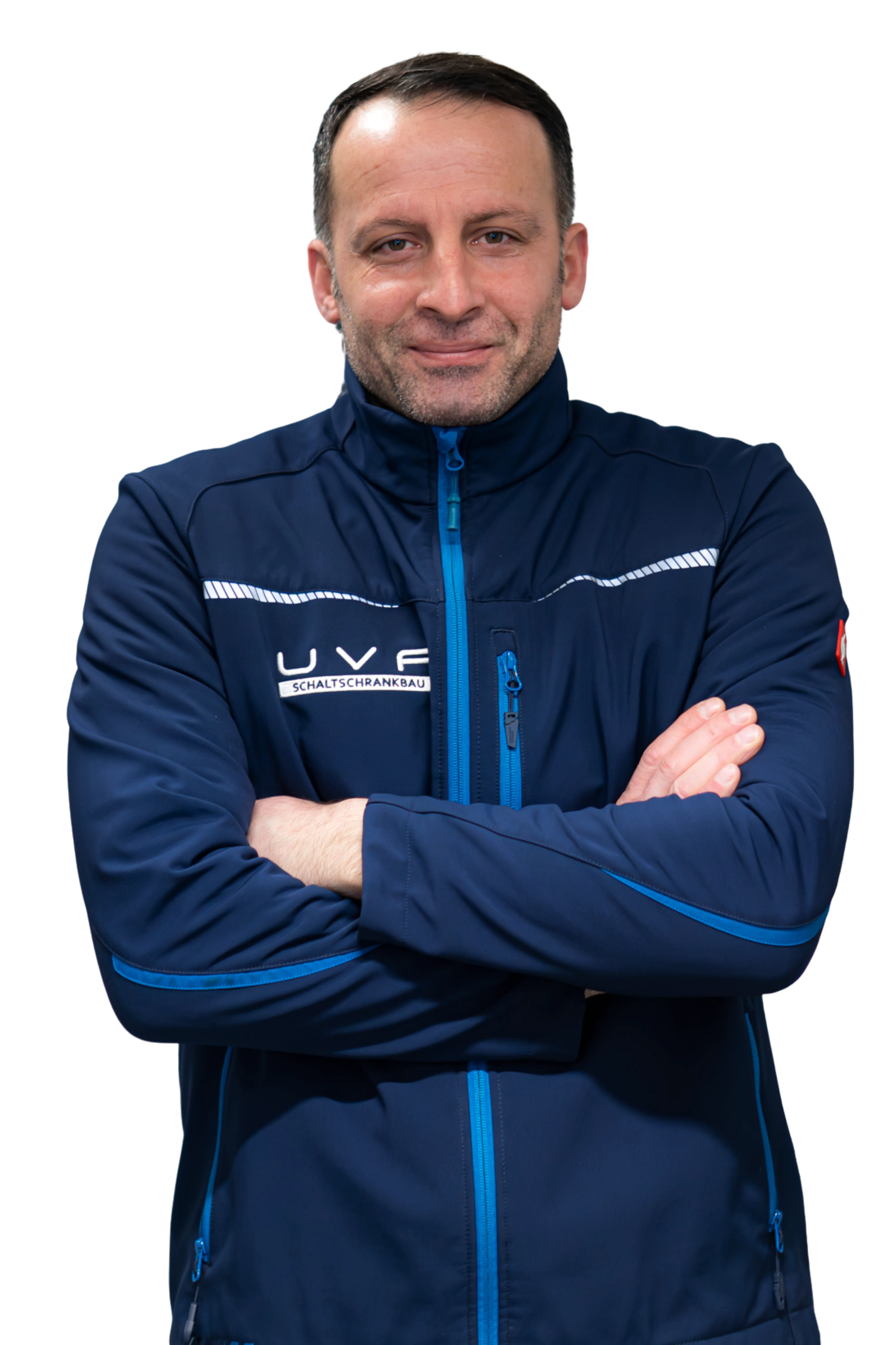 Mitarbeiter im Bereich Elektro bei UVP in Pleidelsheim