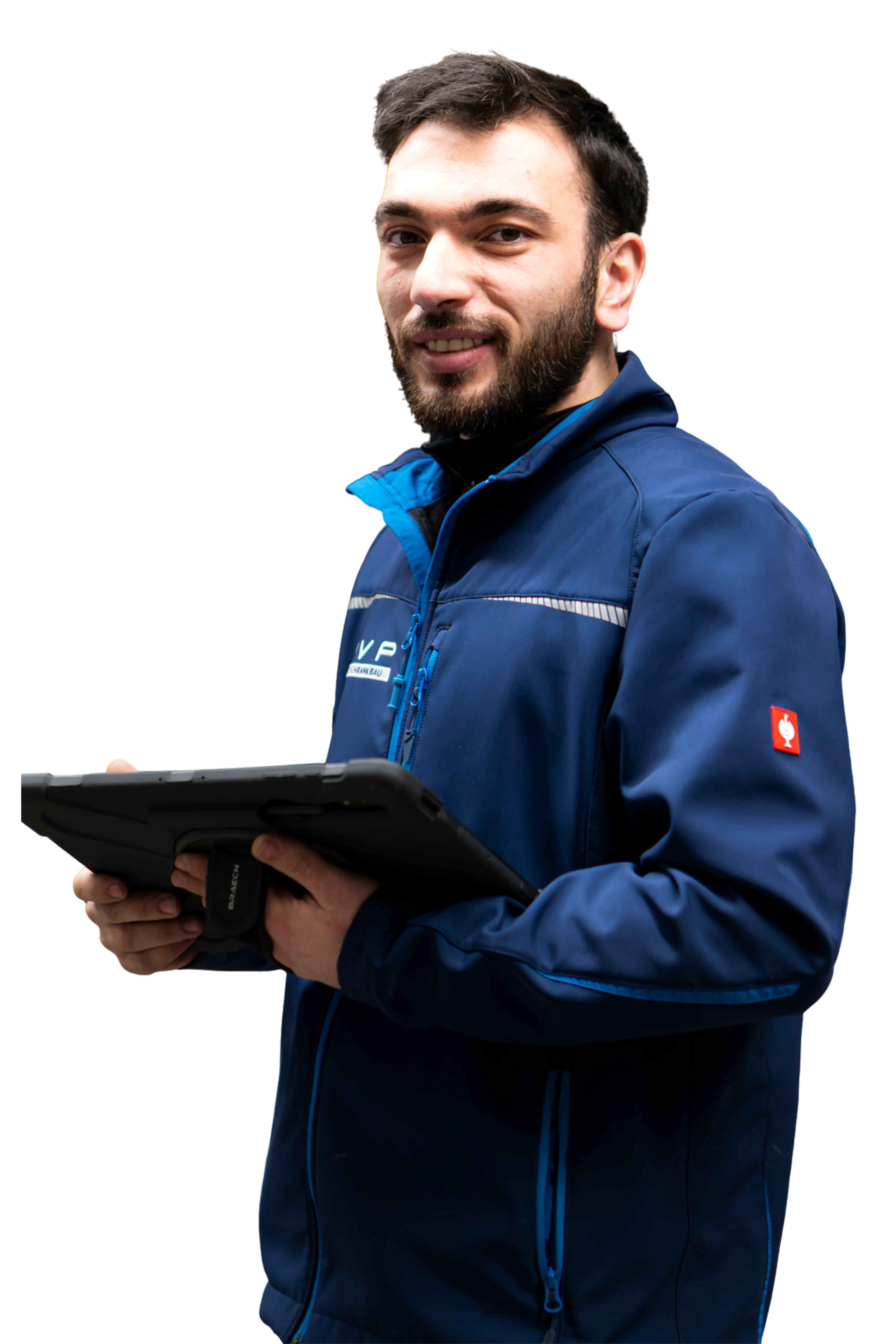 Mitarbeiter im Bereich Elektro bei UVP in Pleidelsheim