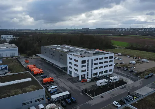 Büro und Werkstatts Gebäude von UVP in Pleidelsheim